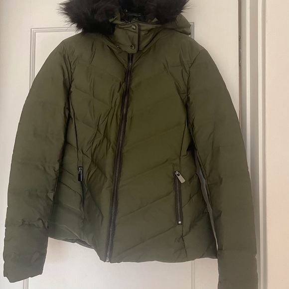 Zara Hooded Quilted Puffer Jacket - Picture 3 of 6